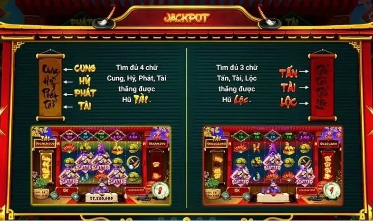 Hướng Dẫn Cách Chơi Nổ Hũ Ông Đồ Tại VF555 Chi Tiết Nhất 2 Cách tính Jackpot trong nổ hũ Ông Đồ tại VF555