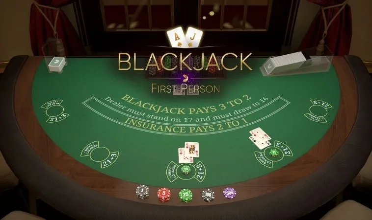 Hướng Dẫn Chơi Blackjack Tại VF555: Luật Lệ Và Mẹo Thắng Lớn 2 Giao diện chơi Blackjack tại VF555