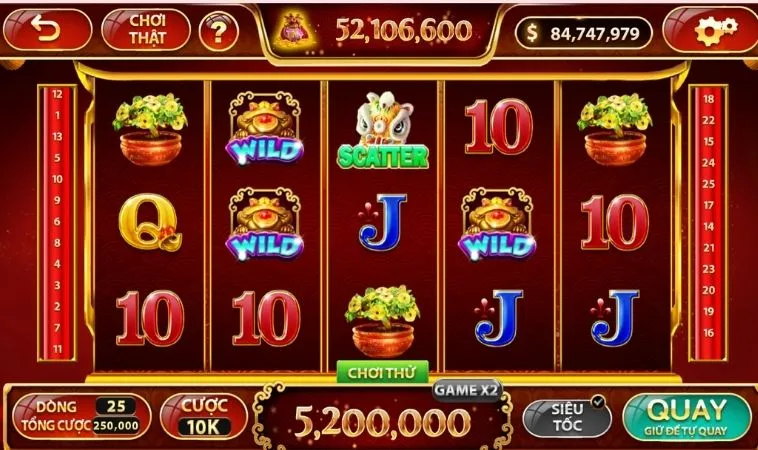 Trò Chơi Nổ Hũ Thần Tài Tại VF555: Khám Phá Cơ Hội Thắng Lớn 2 Giao diện game Nổ Hũ Thần Tài tại VF555 thiết kế đẹp, bắt mắt
